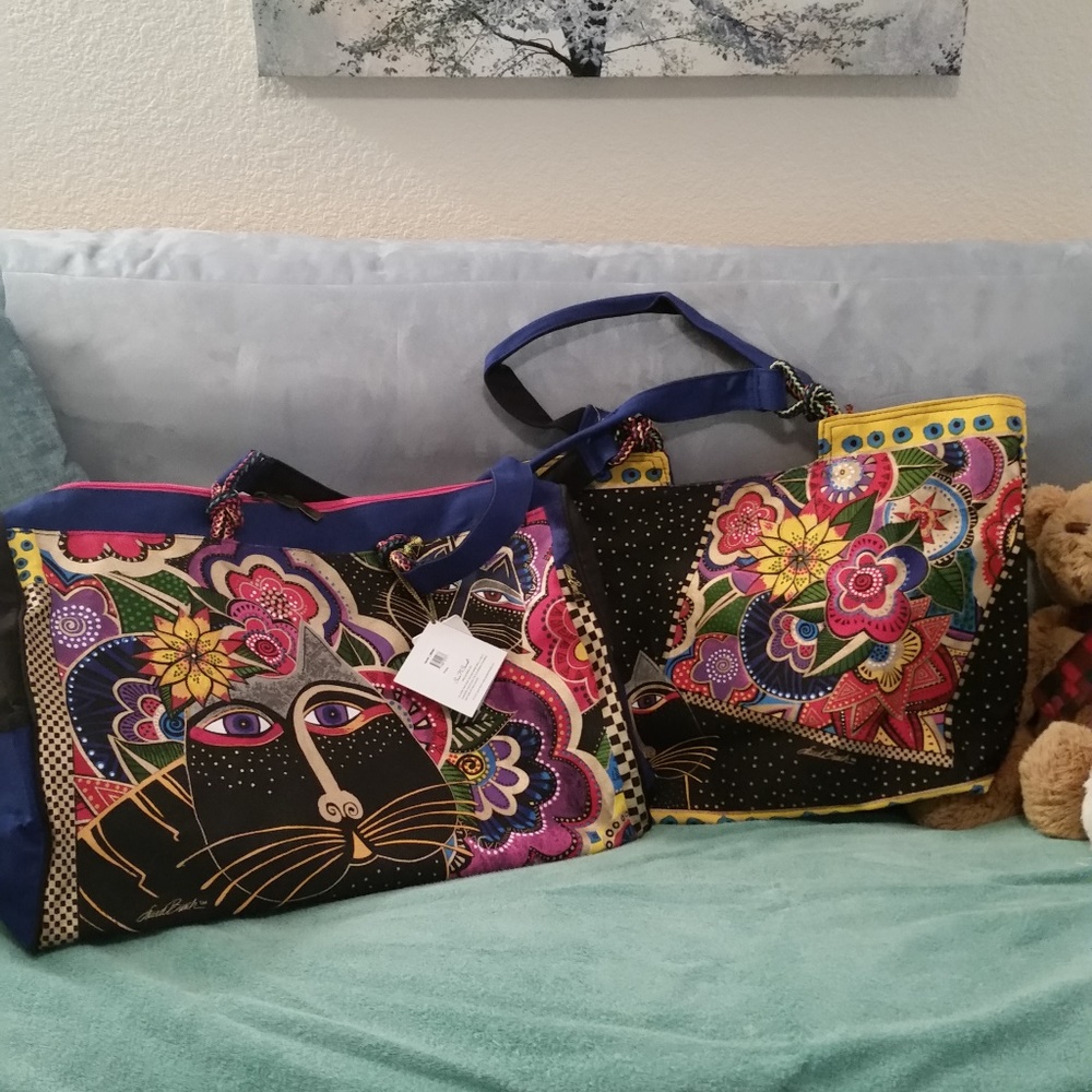 Laurel Burch Travel & Tote Bag. NWT - Picture 1 of 8